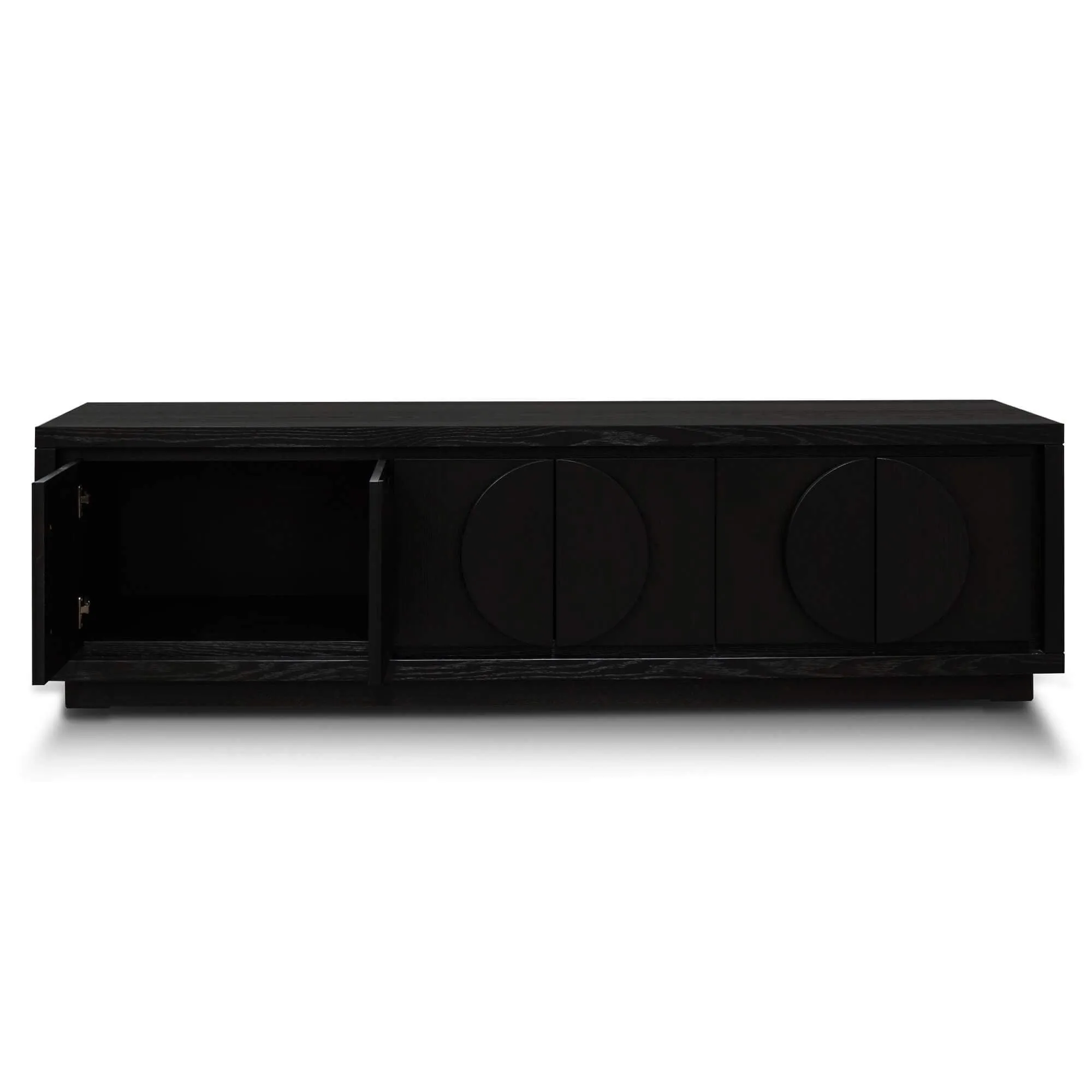 Calibre 2m Entertainment TV Unit - Textured Espresso Black