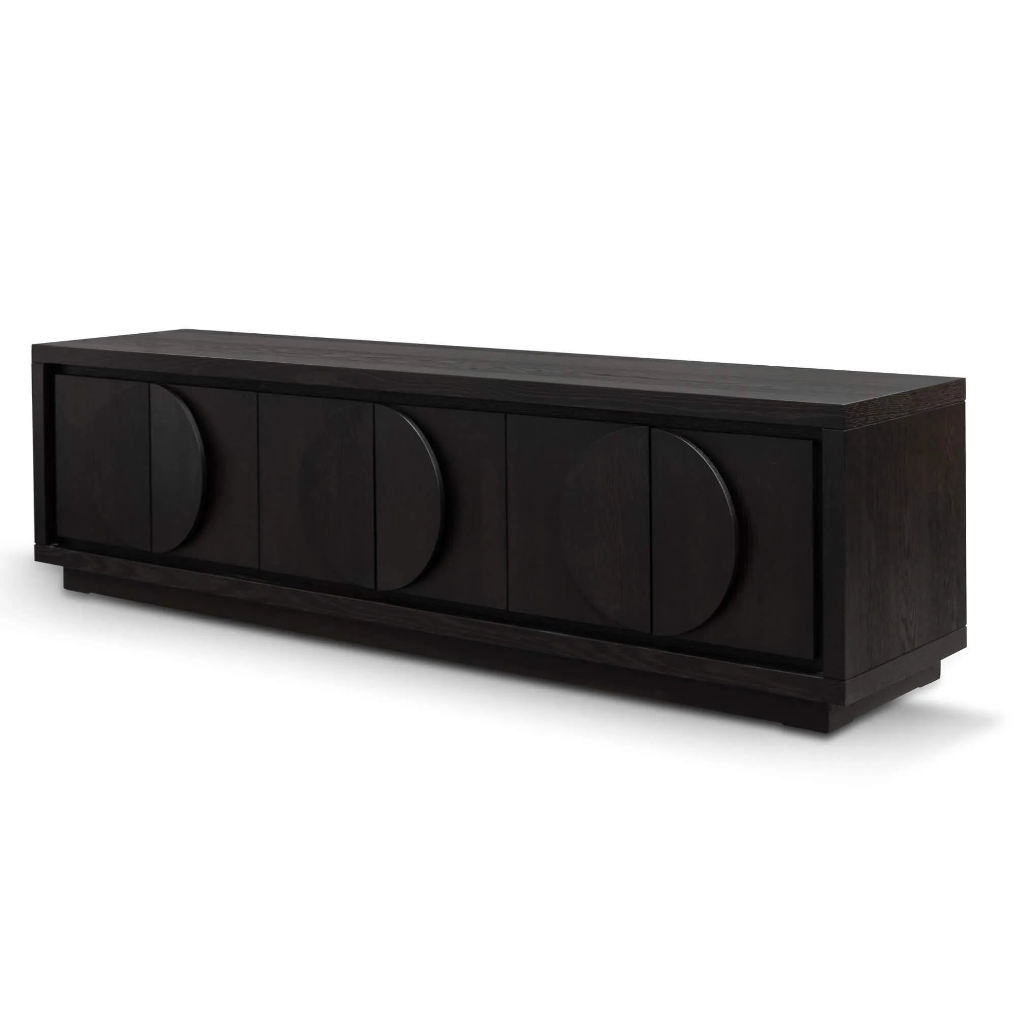 Calibre 2m Entertainment TV Unit - Textured Espresso Black