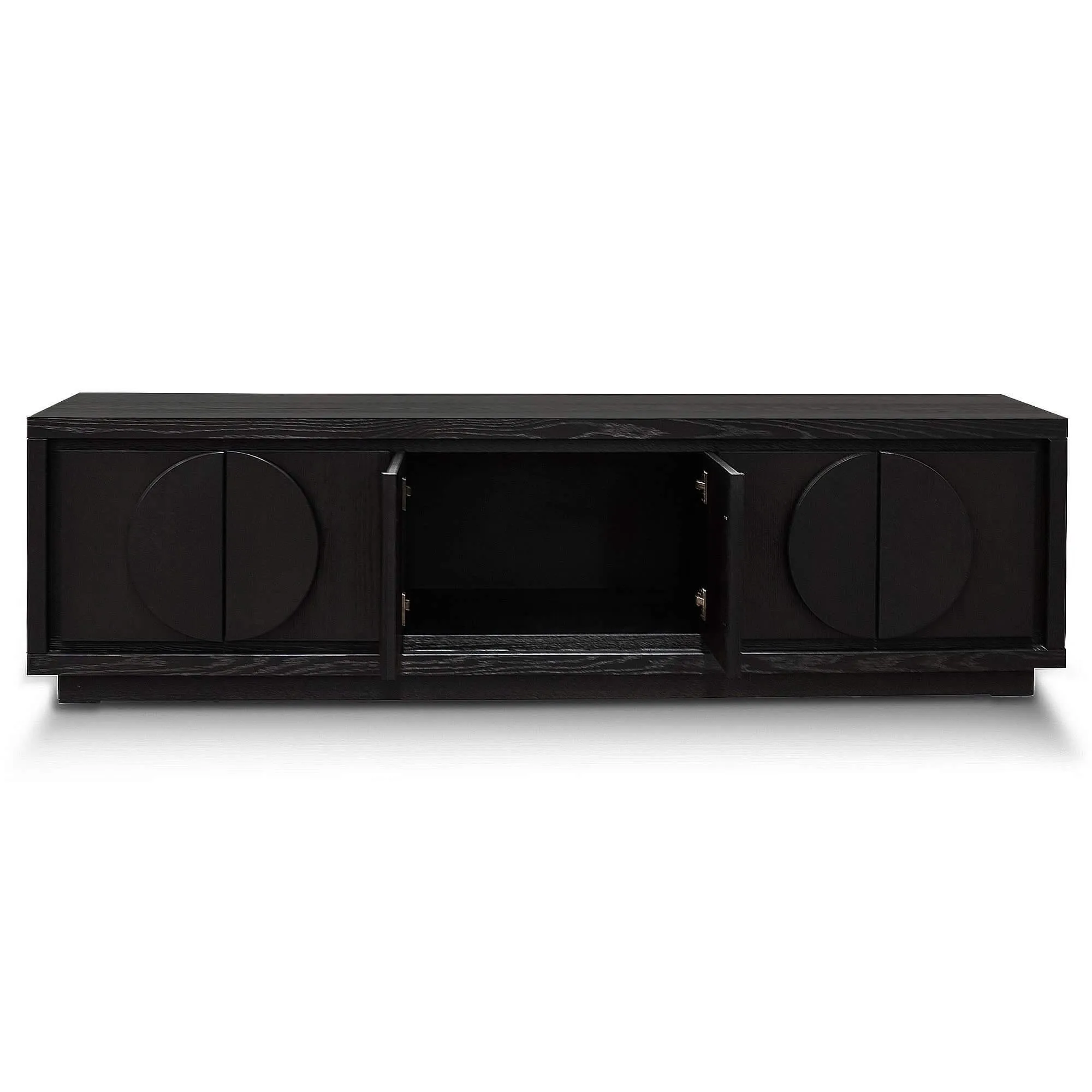 Calibre 2m Entertainment TV Unit - Textured Espresso Black