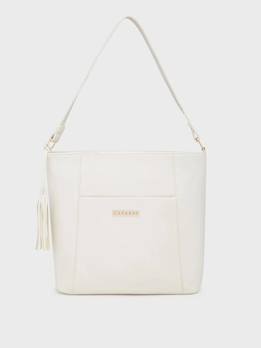 Caprese Sari Hobo Medium Off White