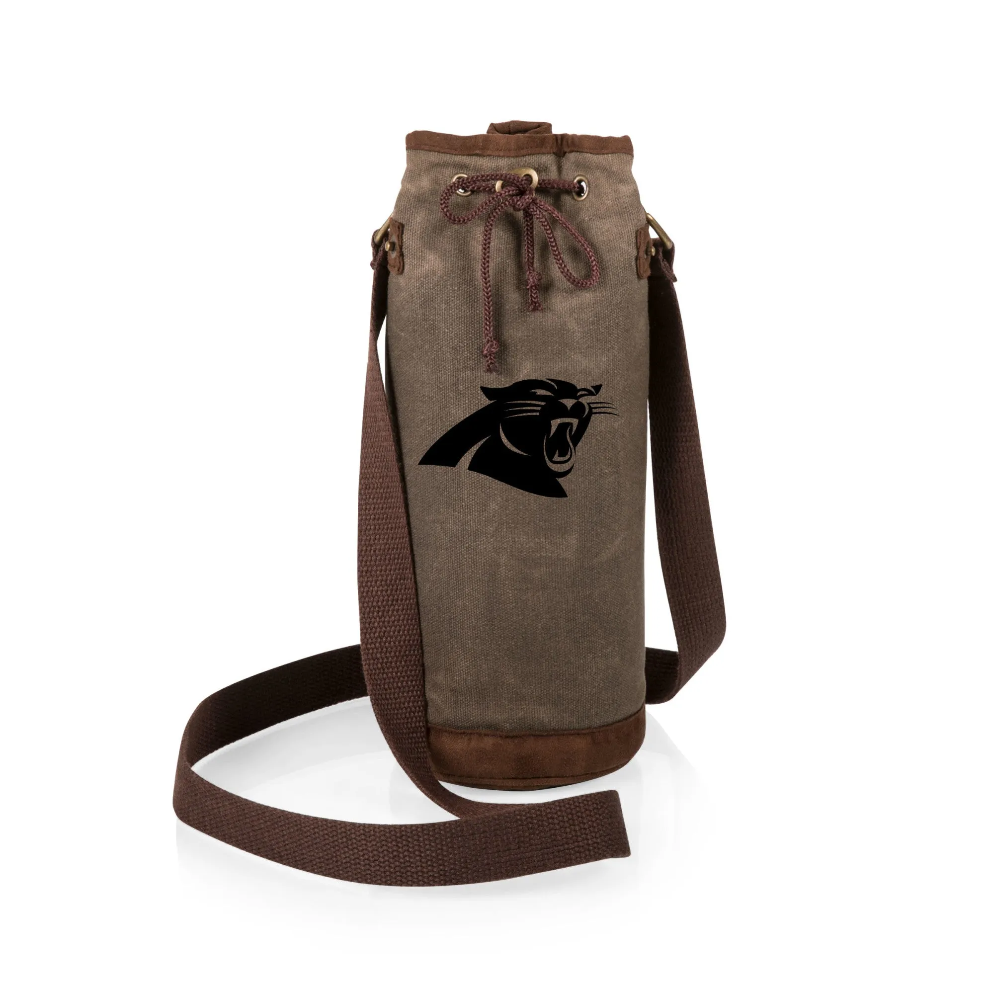 Carolina Panthers - Waxed Canvas Wine Tote