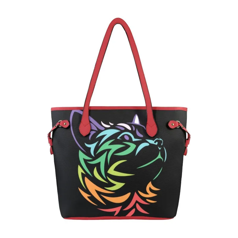 Cat Art Print Classic Tote Bag For Women