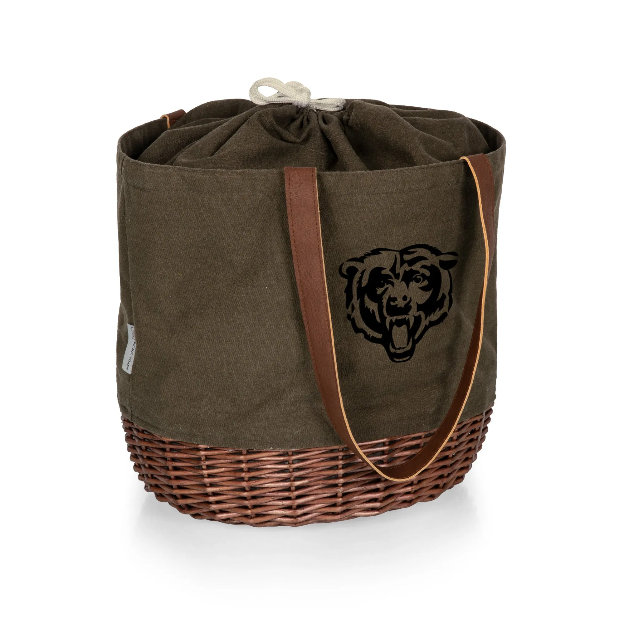 Chicago Bears - Coronado Canvas and Willow Basket Tote