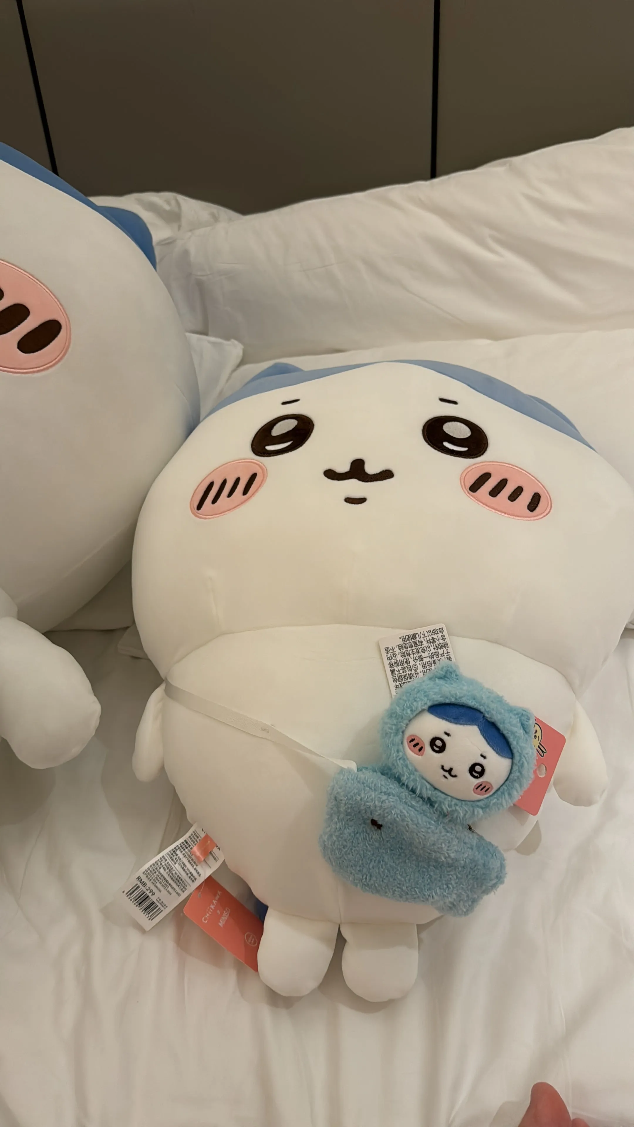 ChiiKawa X Miniso | ChiiKawa Hachiware Usagi -  60cm Giant Outing with Bag Plush Doll Kawaii items Room Decoration doll