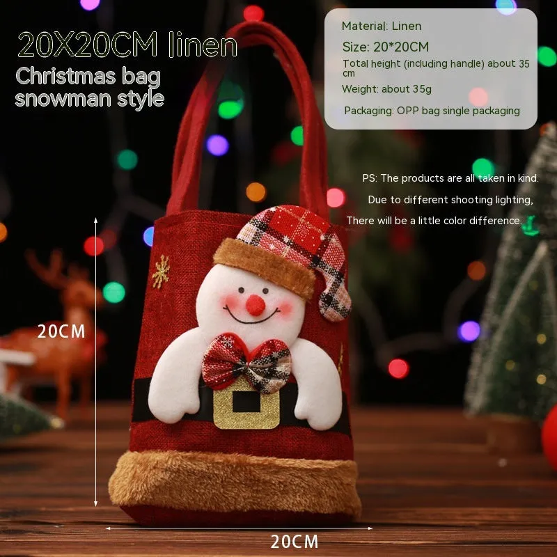 Christmas Decorative Handbag Cute Simple