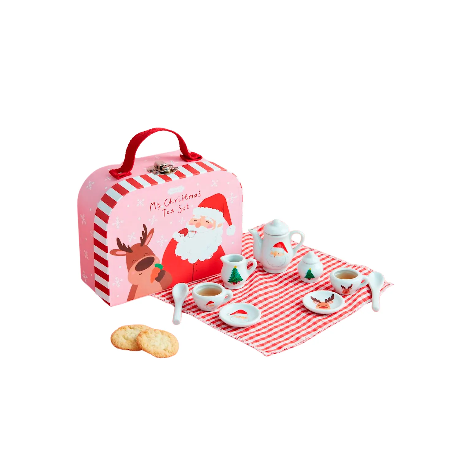 Christmas Tea Suitcase Set