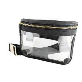 Clear Belt Bag - Black