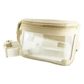 Clear Belt Bag - Tan