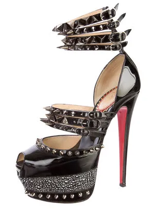 Collectible Christian Louboutin -New 20 Year Anniversary "Isolade" Patent Calf High Heels - 38 1/2