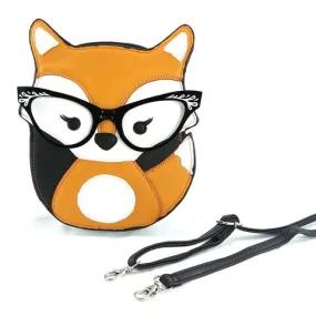 Comeco Sleepyville Critters - Foxy Fox With Vintage Eyewear Crossbody Bag