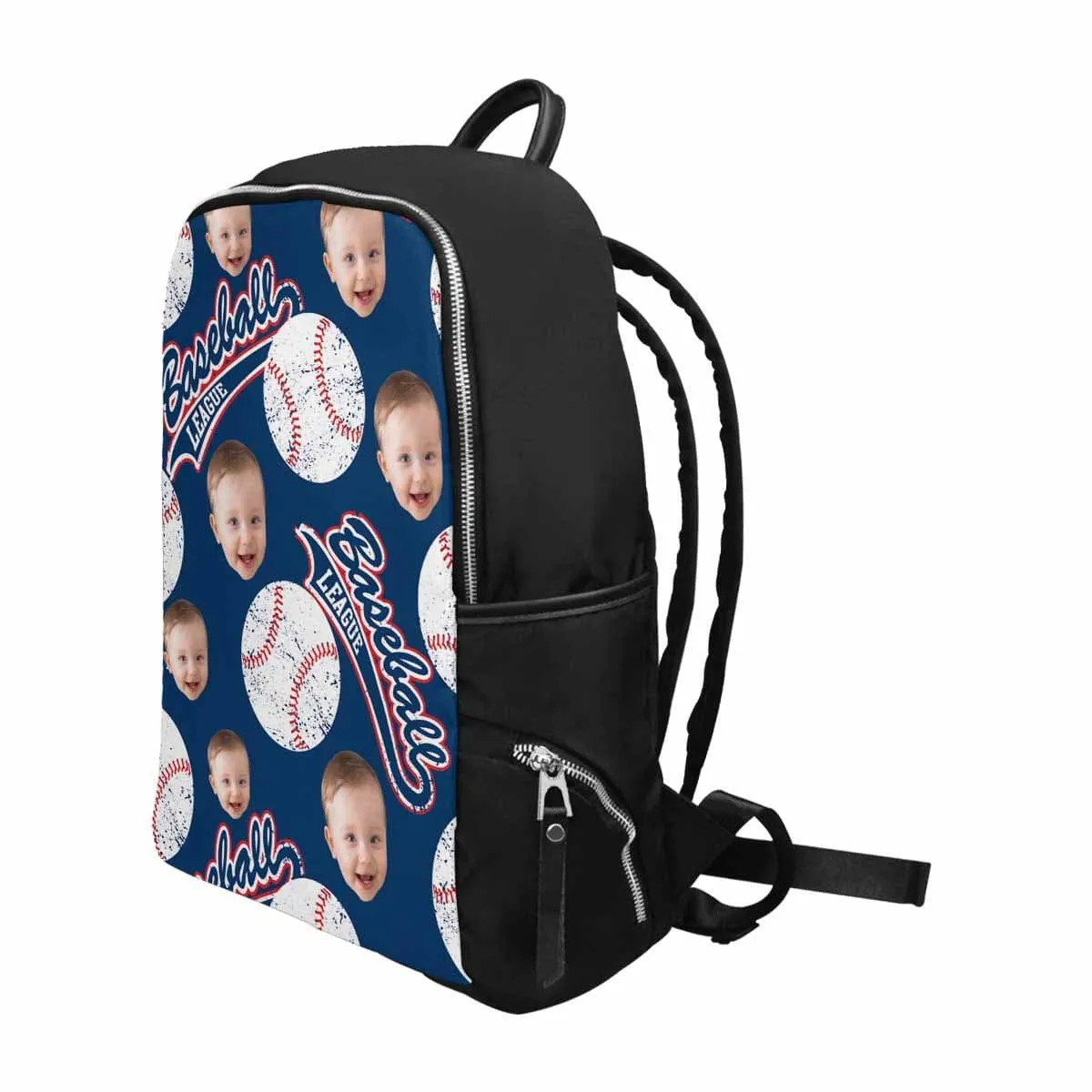 Custom Face Baseball School Bag