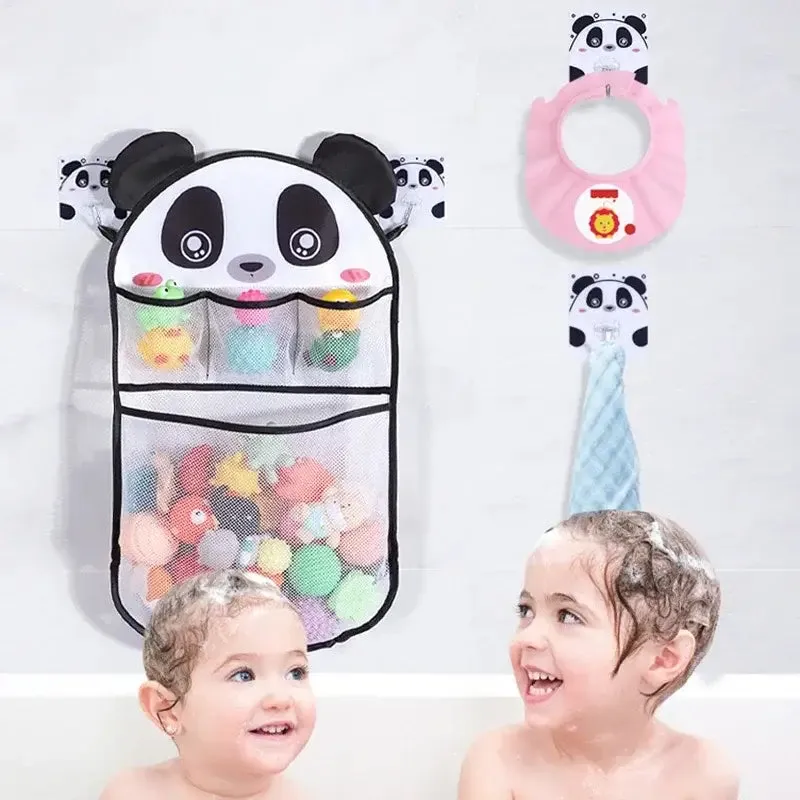 Cute Cartoon Transparent Bath Toy Holder