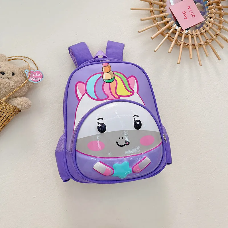 Cute Spine Protector Backpack for Elementary Students