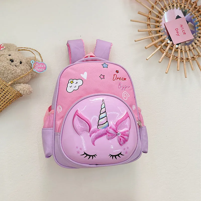 Cute Spine Protector Backpack for Elementary Students