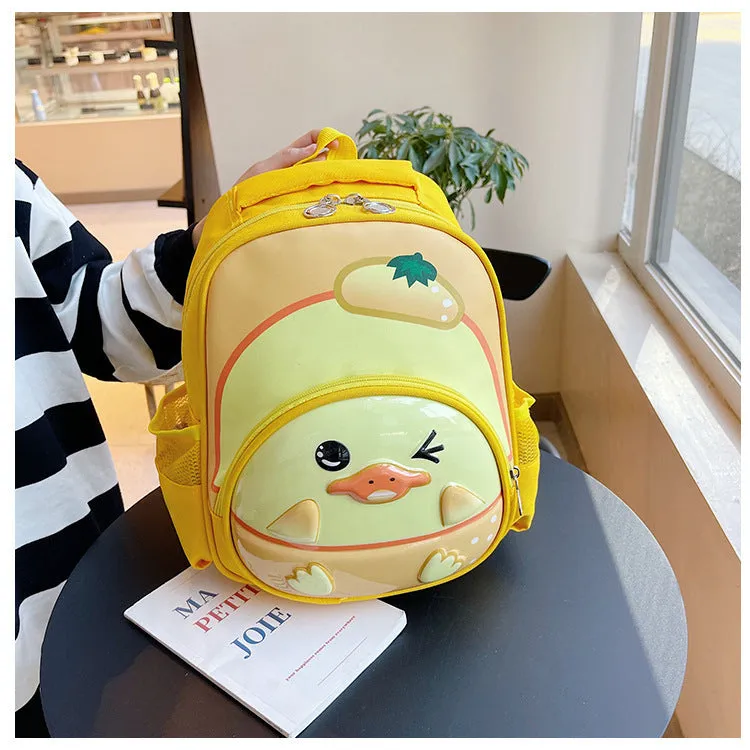 Cute Spine Protector Backpack for Elementary Students