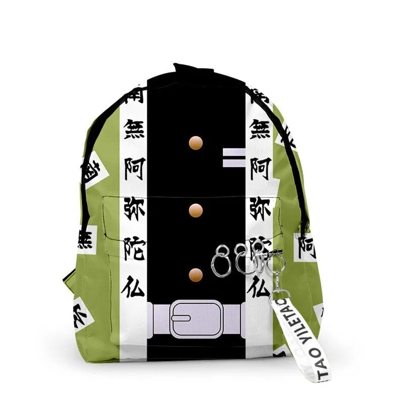 Demon Slayer Kimetsu no Yaiba School Bag Kamado Tanjirou Backpack Canvas Bag Women Men Tomioka Giyuu Travel Notebook Bag Cosplay