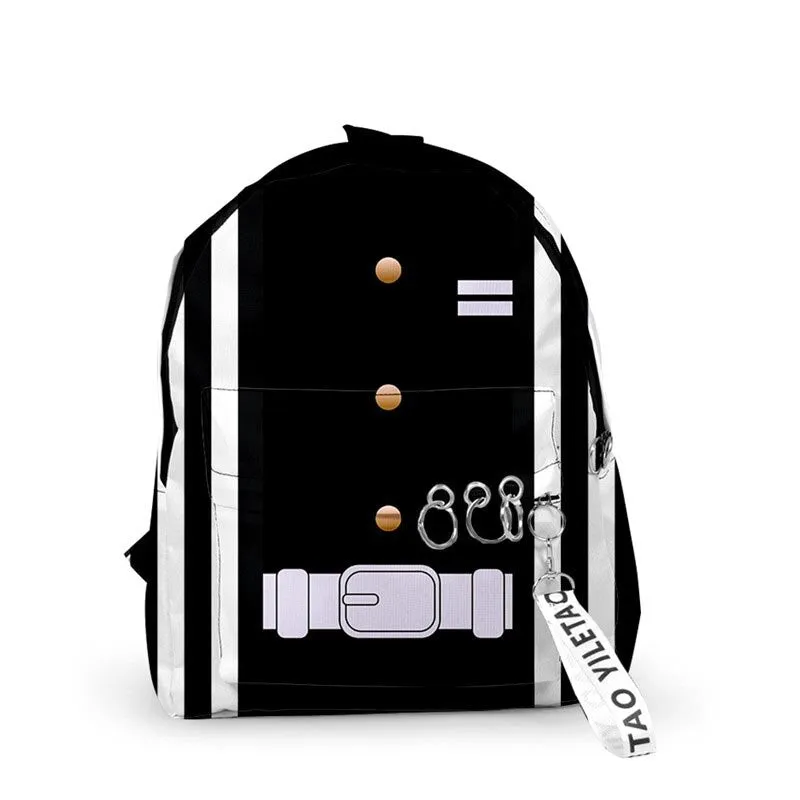 Demon Slayer Kimetsu no Yaiba School Bag Kamado Tanjirou Backpack Canvas Bag Women Men Tomioka Giyuu Travel Notebook Bag Cosplay