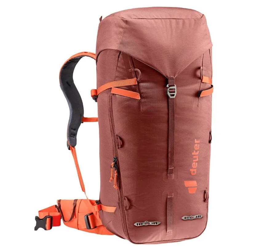 Deuter Guide 34 8 Hiking Backpack Redwood-Papaya