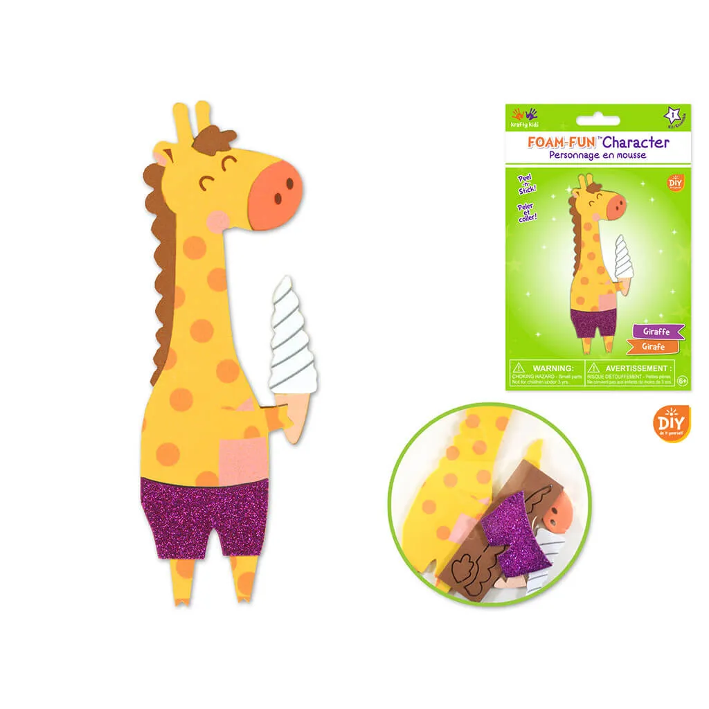 DIY Foam-Fun Character Kit, Giraffe