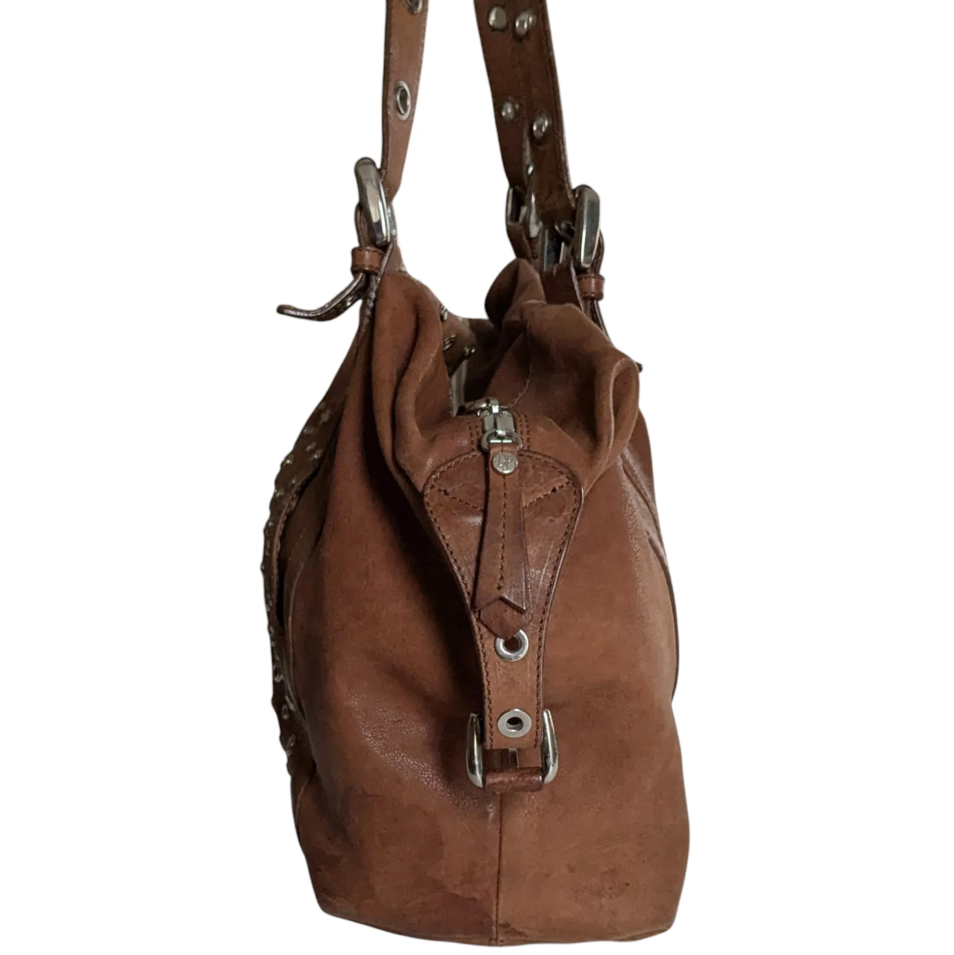 Donald J. Pliner Leather Hobo Bag