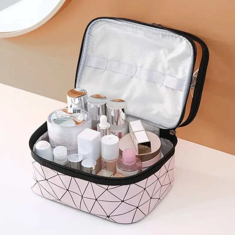 Double Layer Clear Makeup Bag