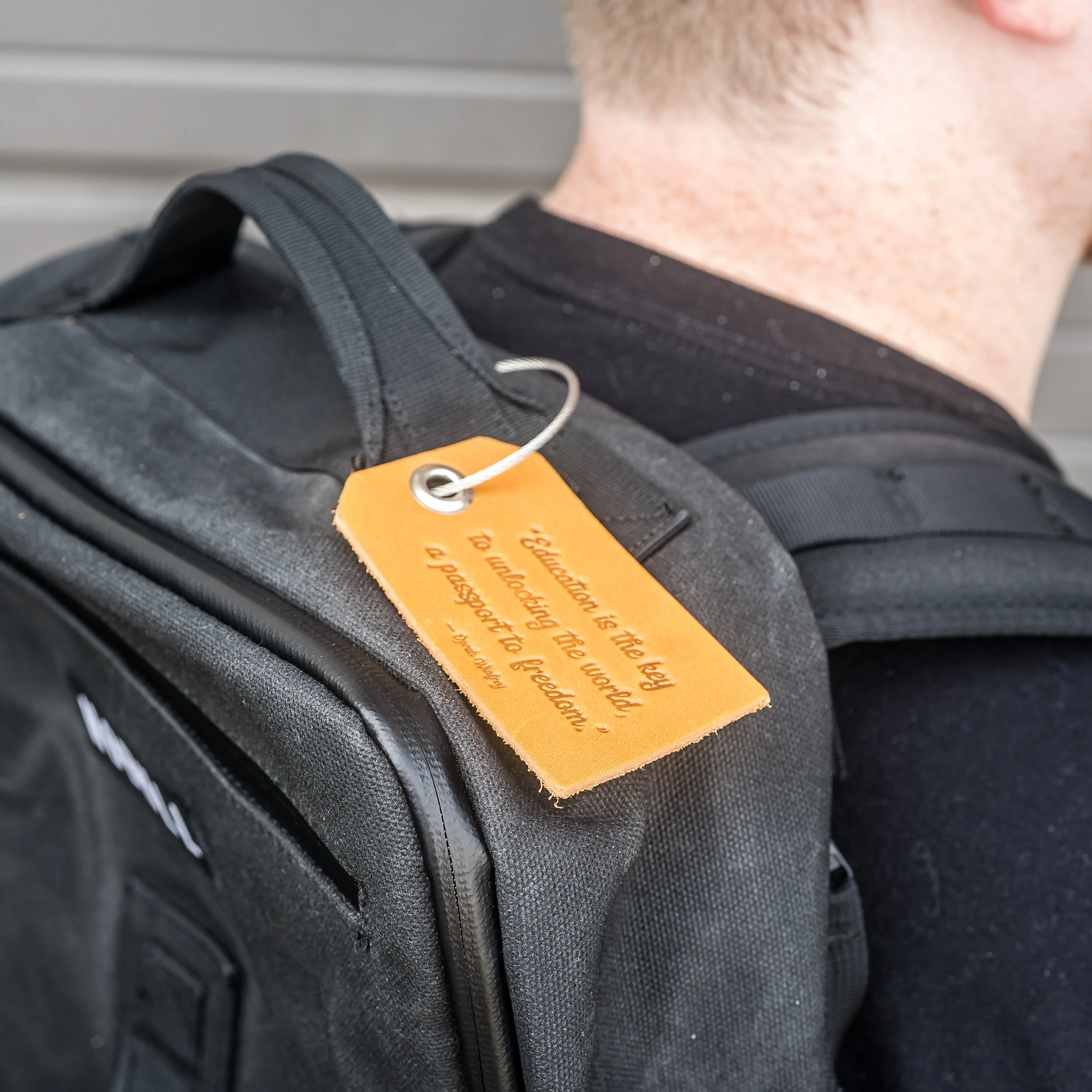 Education is the key Backpack Luggage Tag | Back to School