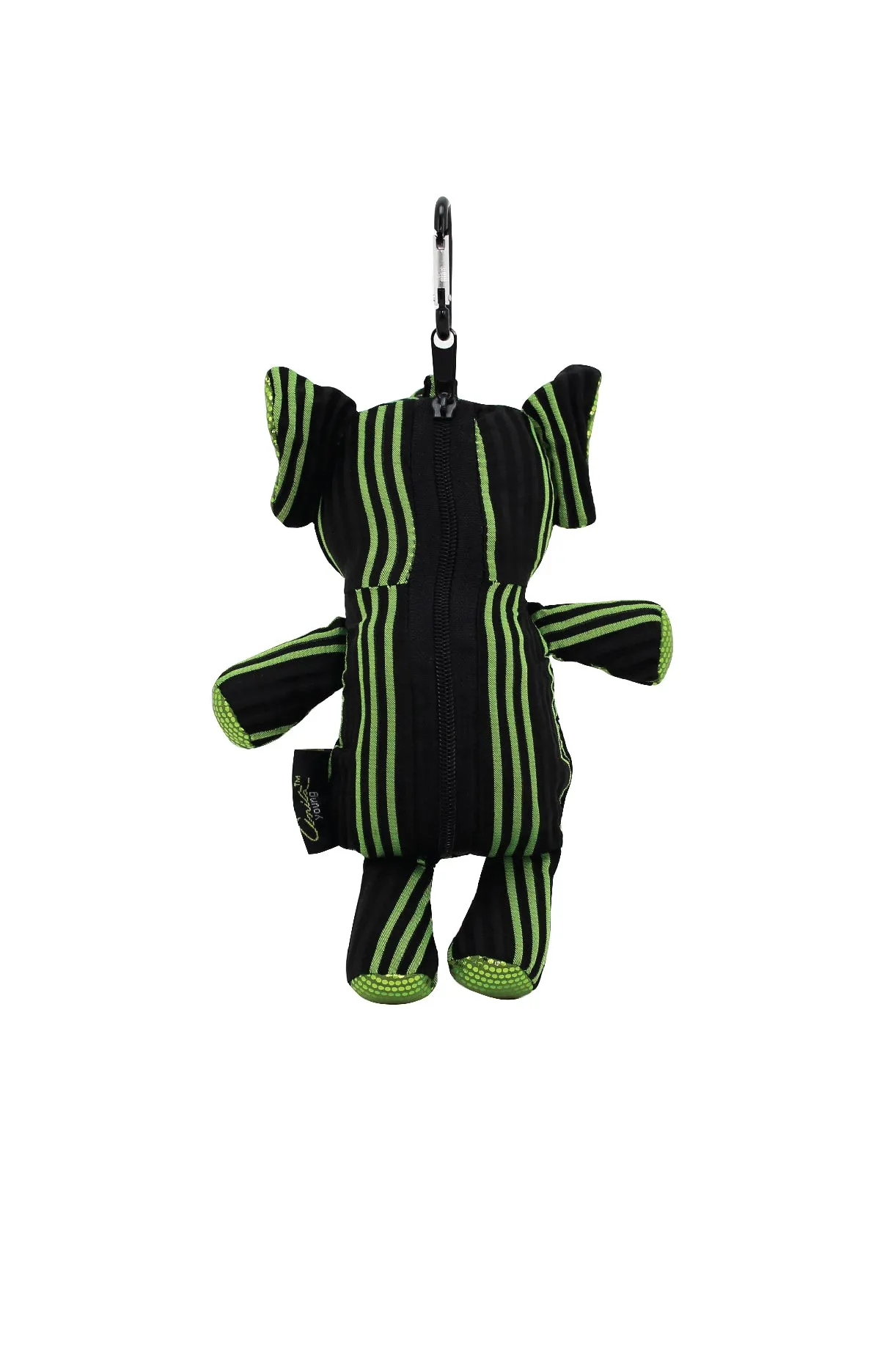 ELEPH FOLDABLE PLEAT 3 STRIPE - M : Black / Lime