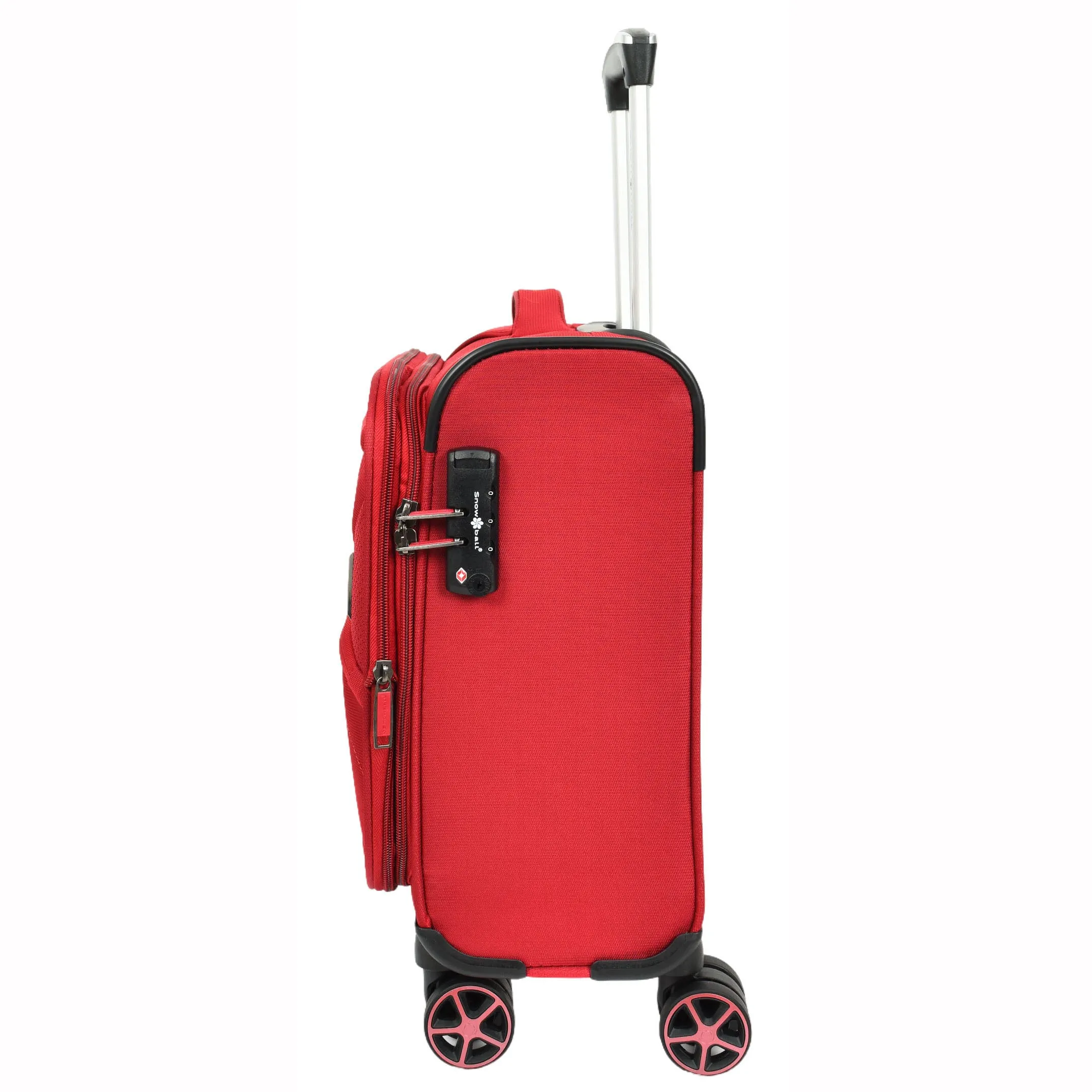 Expandable 8 Wheel Soft Luggage Japan Red