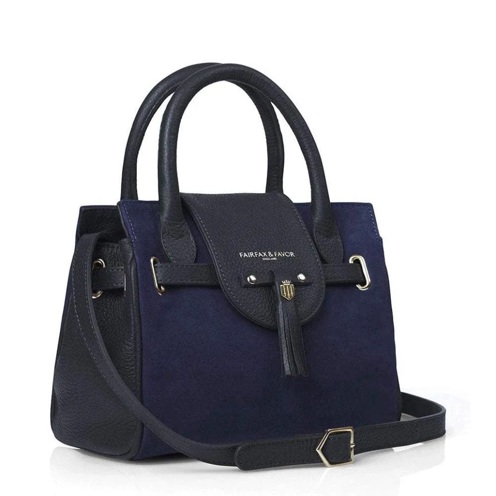 Fairfax & Favor Ladies Mini Windsor Suede Handbag