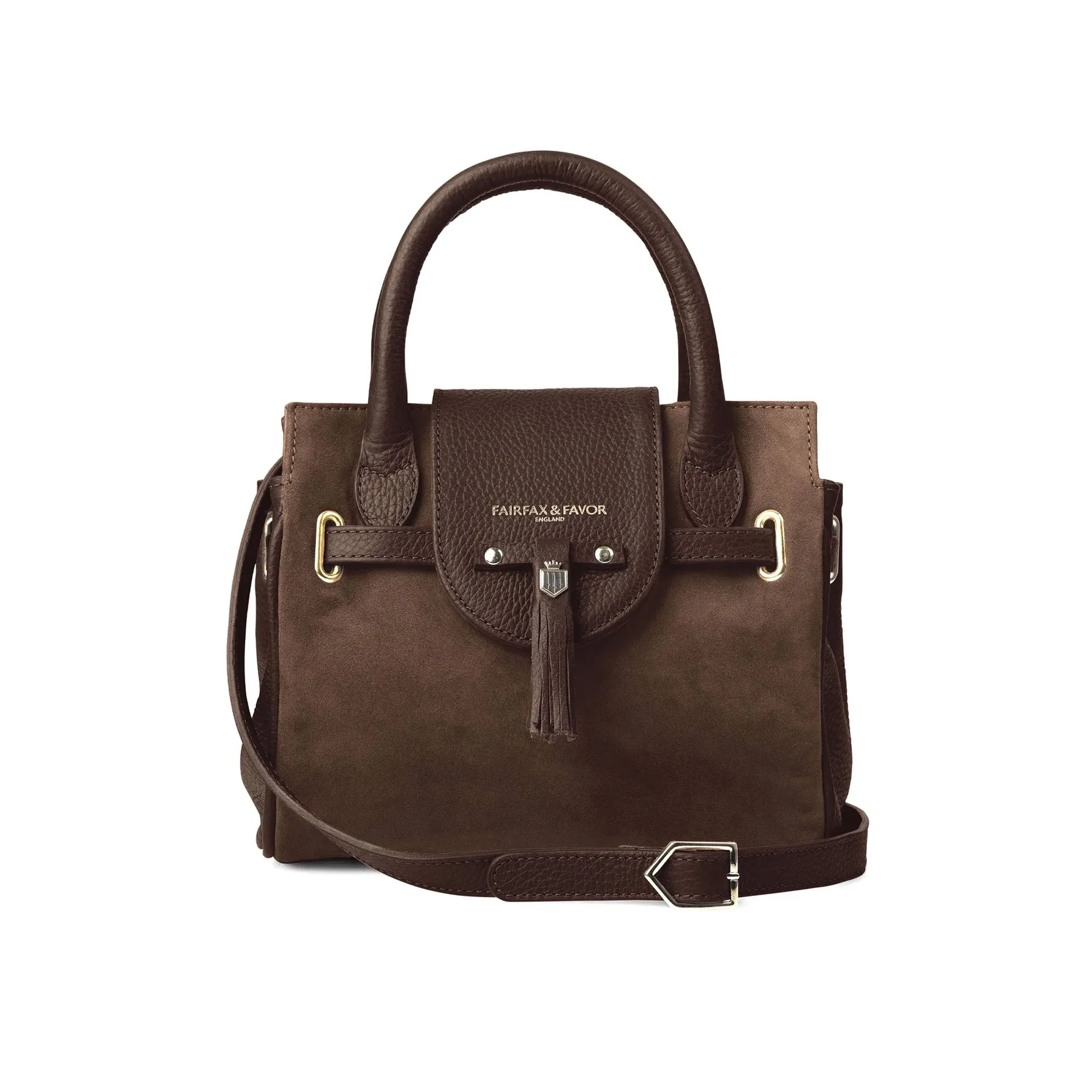 Fairfax & Favor Ladies Mini Windsor Suede Handbag