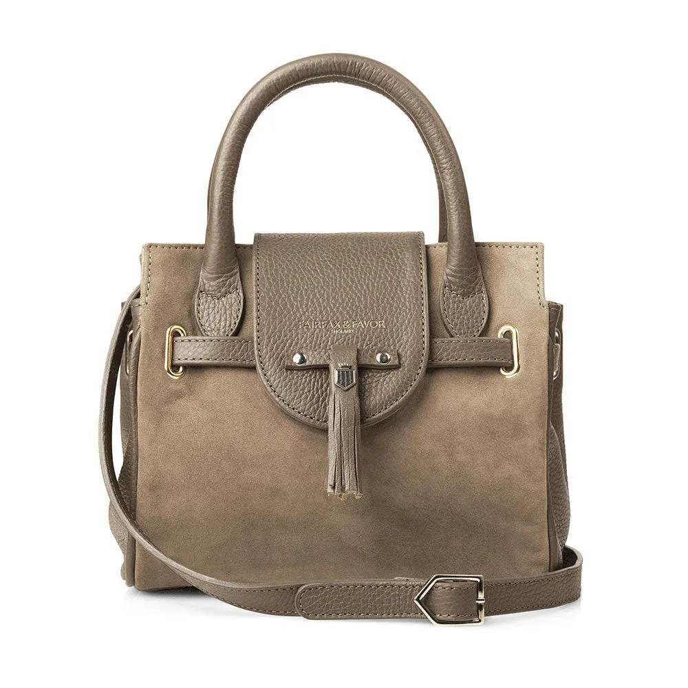 Fairfax & Favor Ladies Mini Windsor Suede Handbag