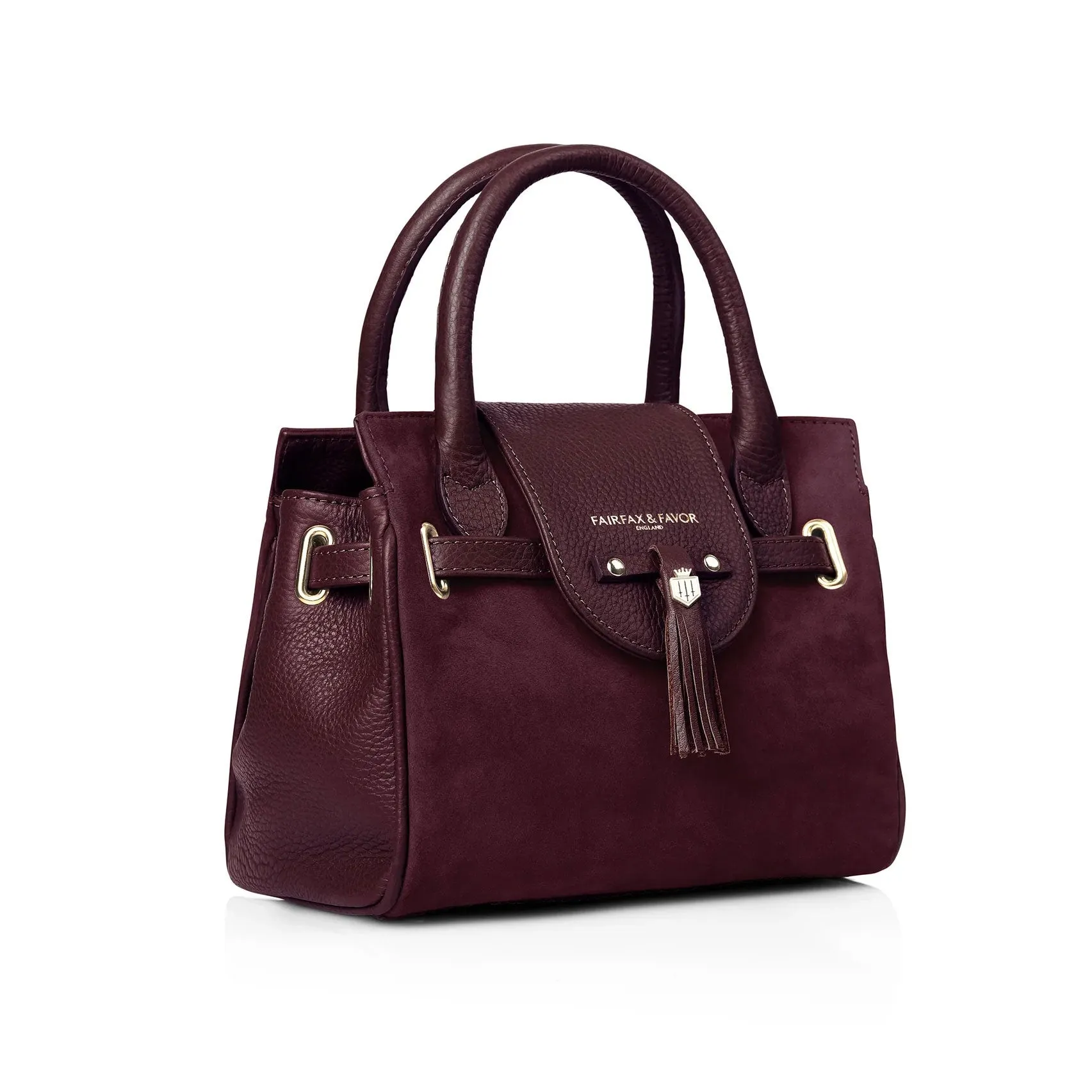 Fairfax & Favor Ladies Mini Windsor Suede Handbag