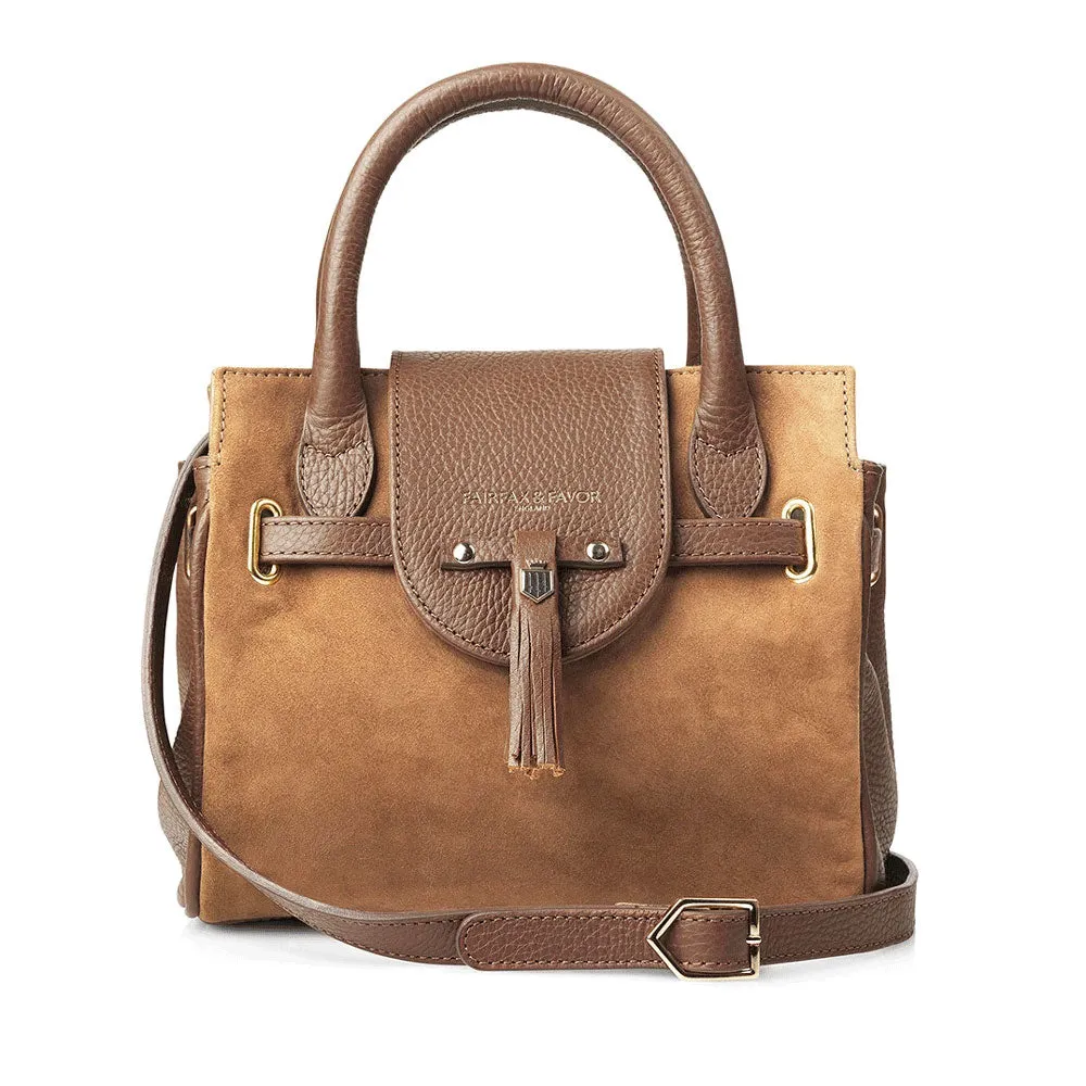 Fairfax & Favor Ladies Mini Windsor Suede Handbag