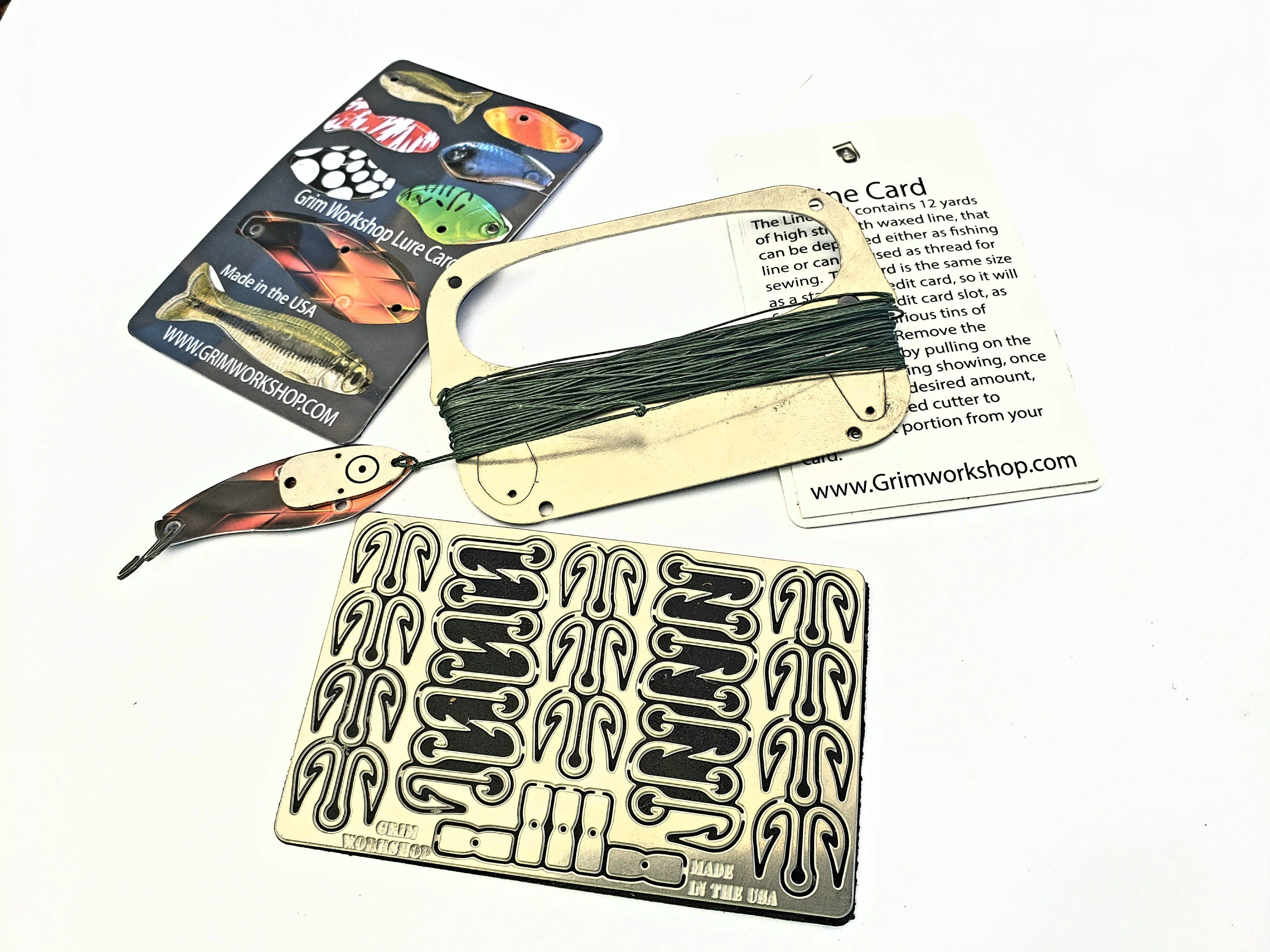 Fishing Lure Card - Credit Card Size Ultralight Fishing Lures