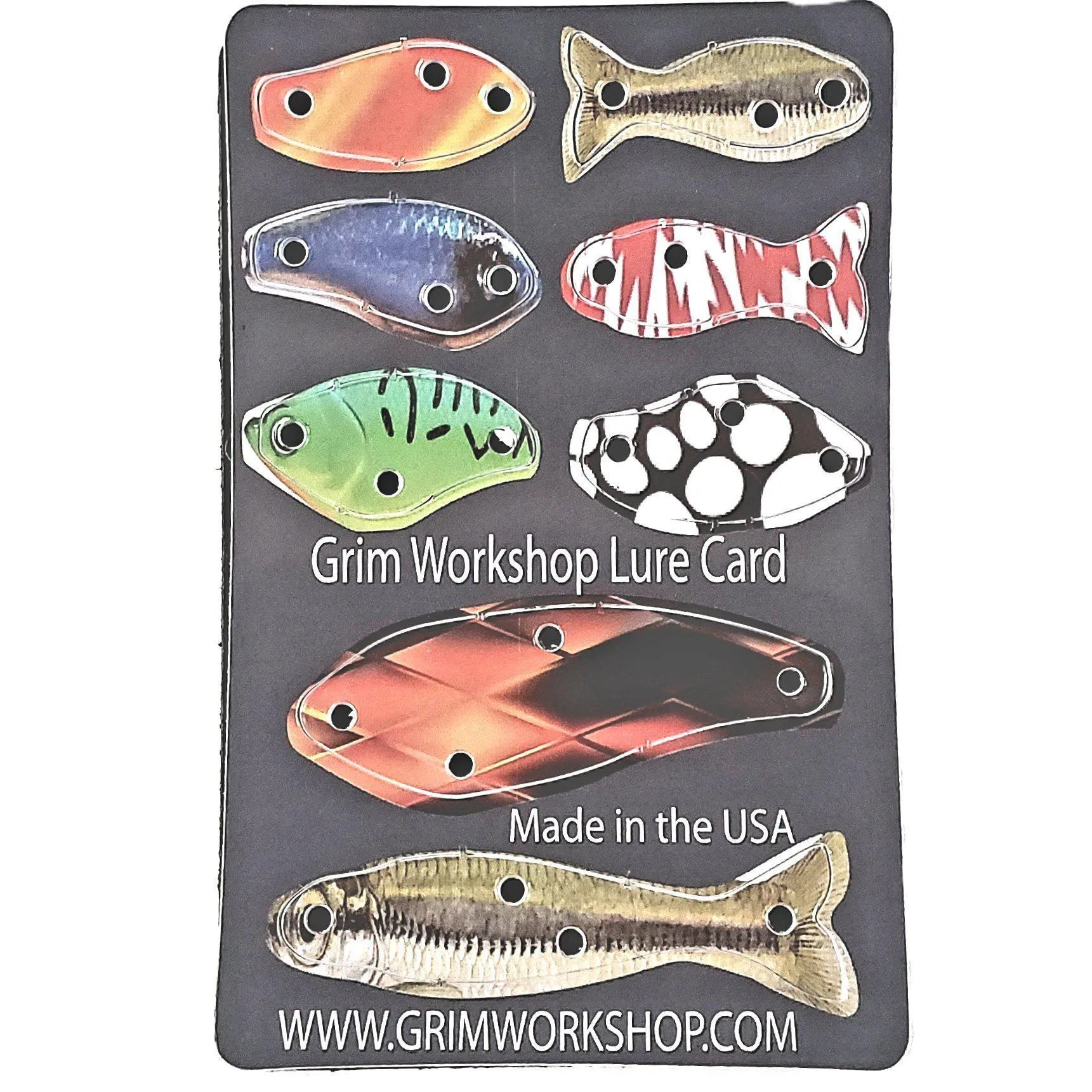 Fishing Lure Card - Credit Card Size Ultralight Fishing Lures