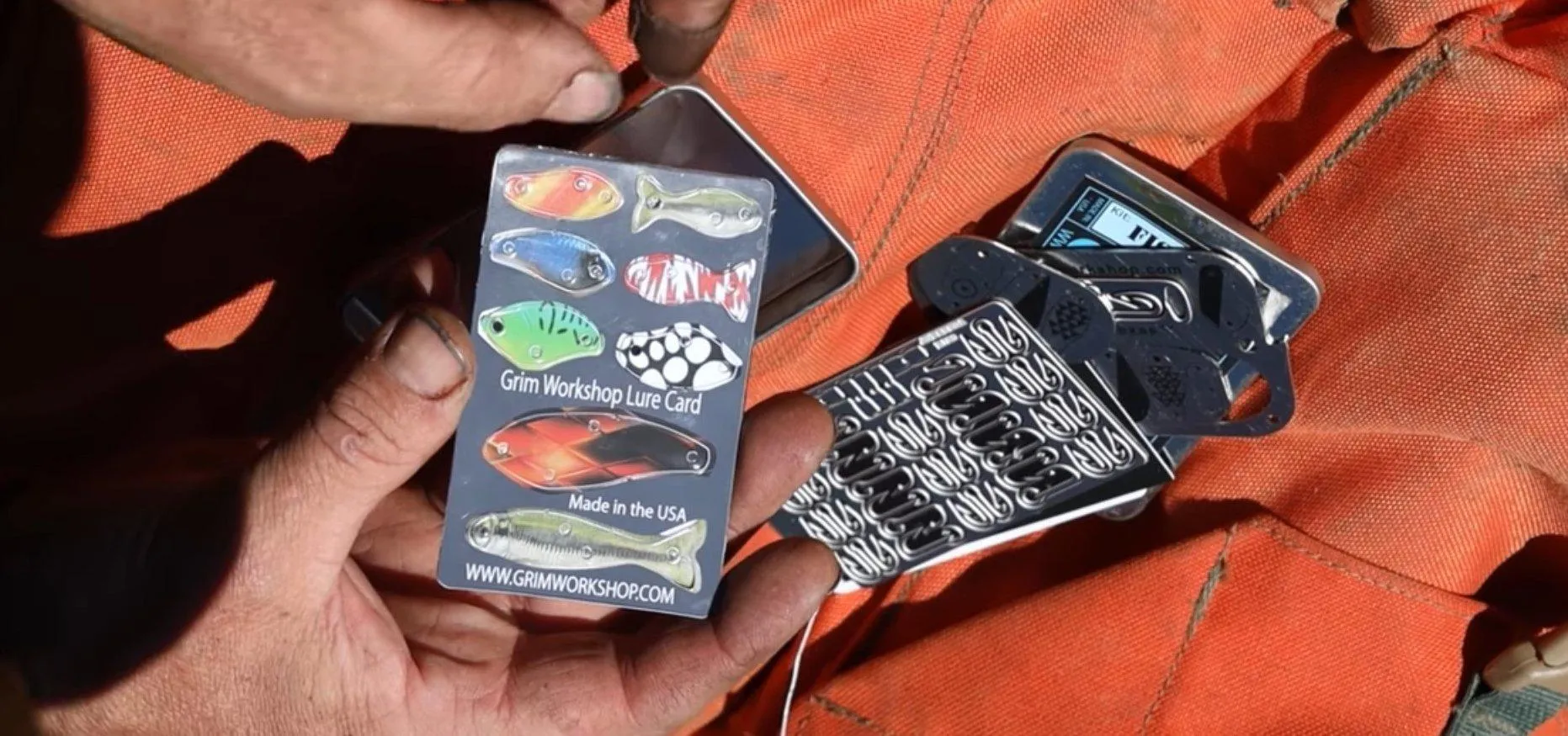 Fishing Lure Card - Credit Card Size Ultralight Fishing Lures