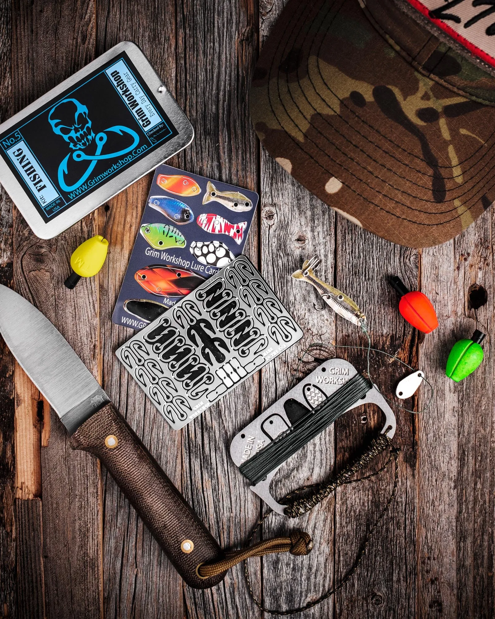 Fishing Lure Card - Credit Card Size Ultralight Fishing Lures