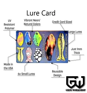 Fishing Lure Card - Credit Card Size Ultralight Fishing Lures