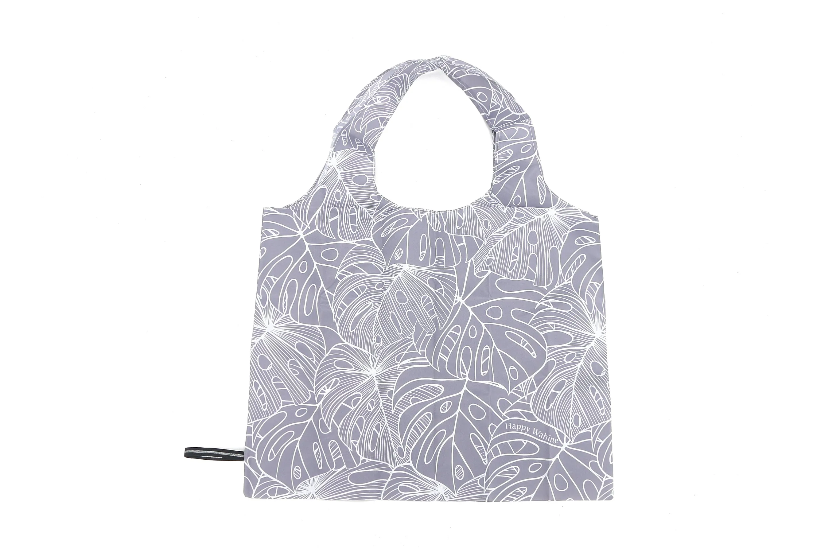 Foldable Bag Jake Monstera Lines Grey