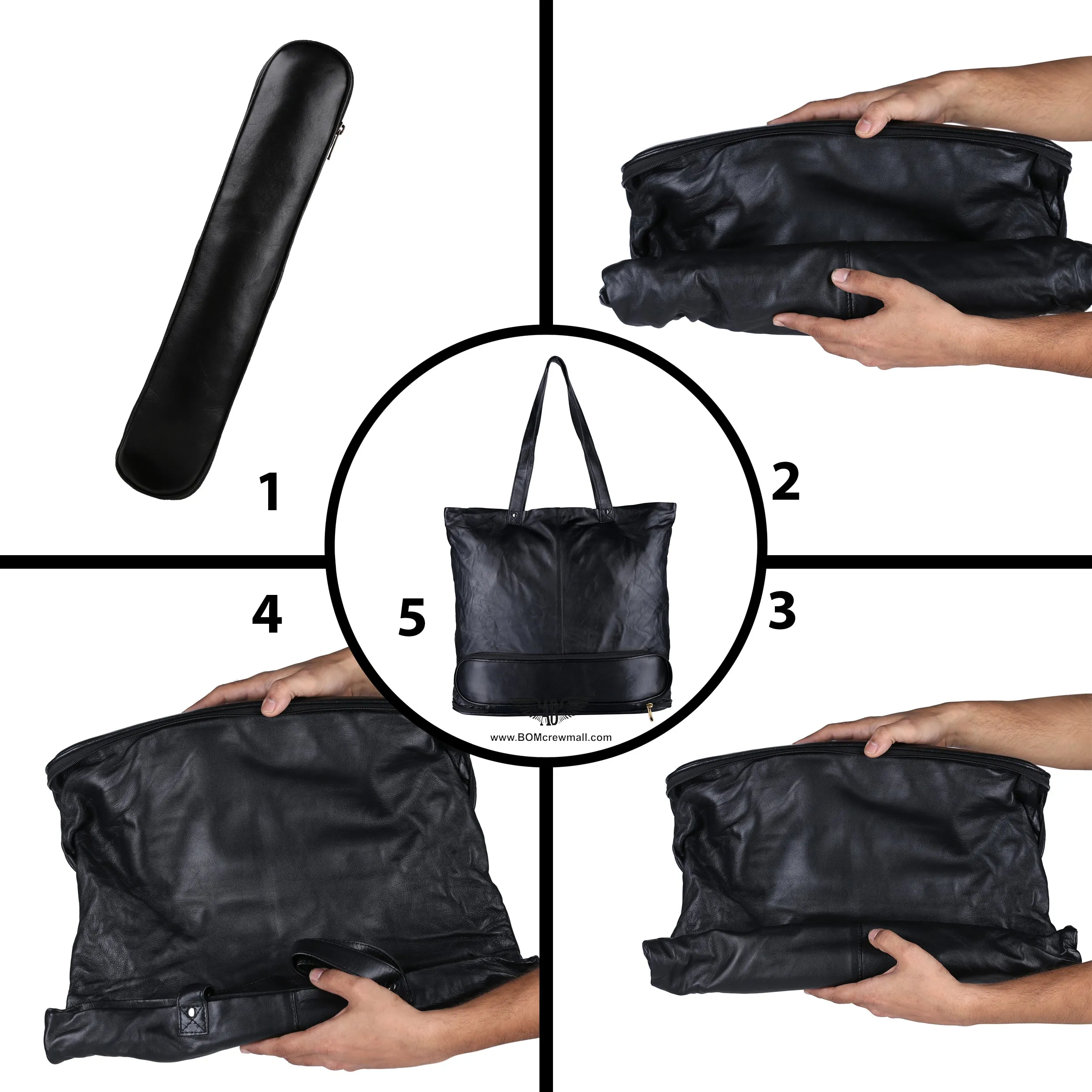 FOLDING STICK TORPEDO SHOPPING BAG