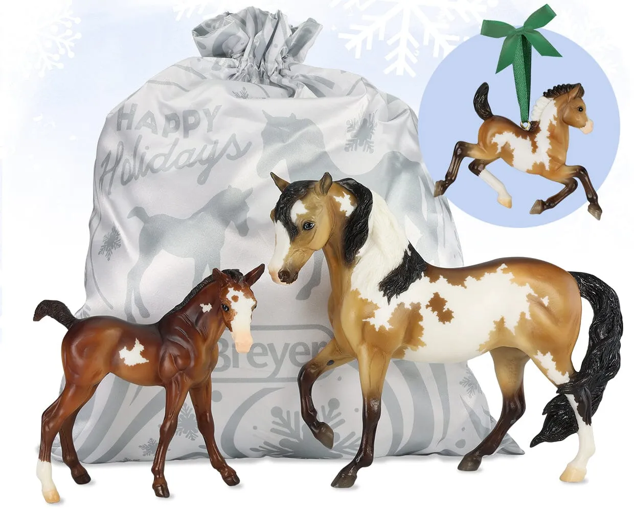 Freya & Annika | Mare & Foal Set with Free Exclusive Ornament