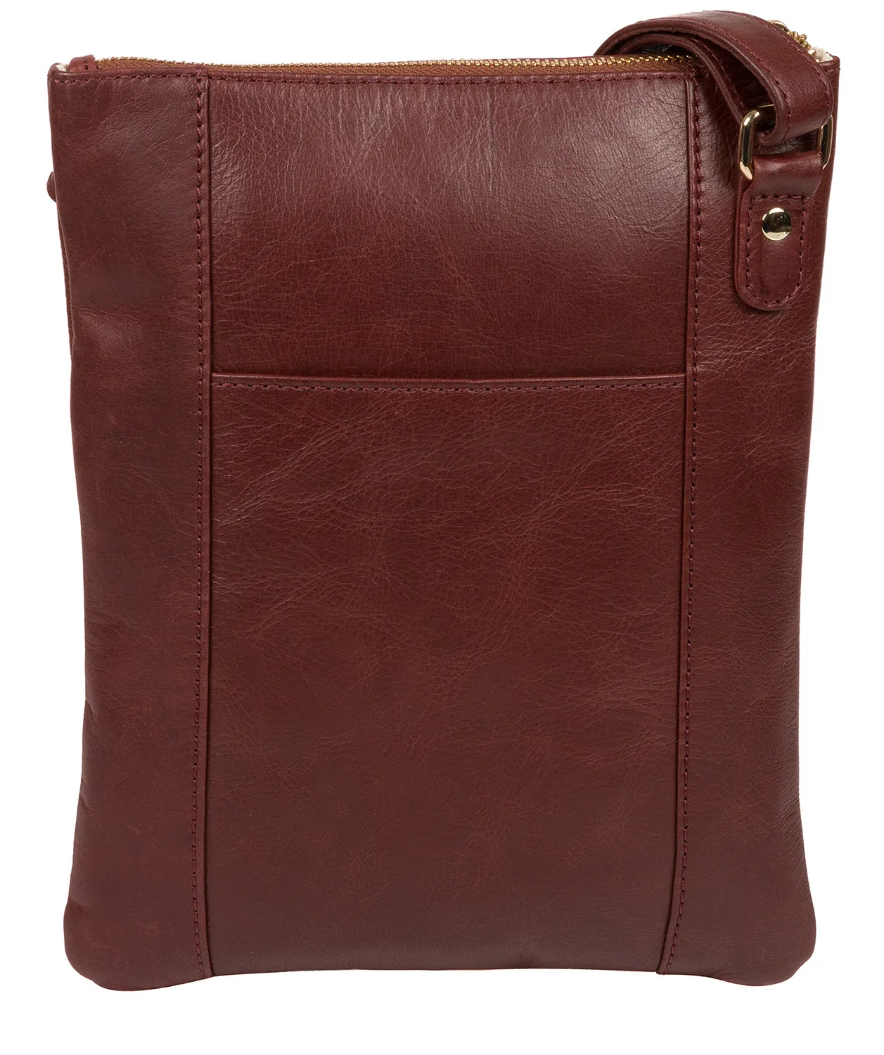 'Gardenia' Chestnut Leather Cross Body Bag