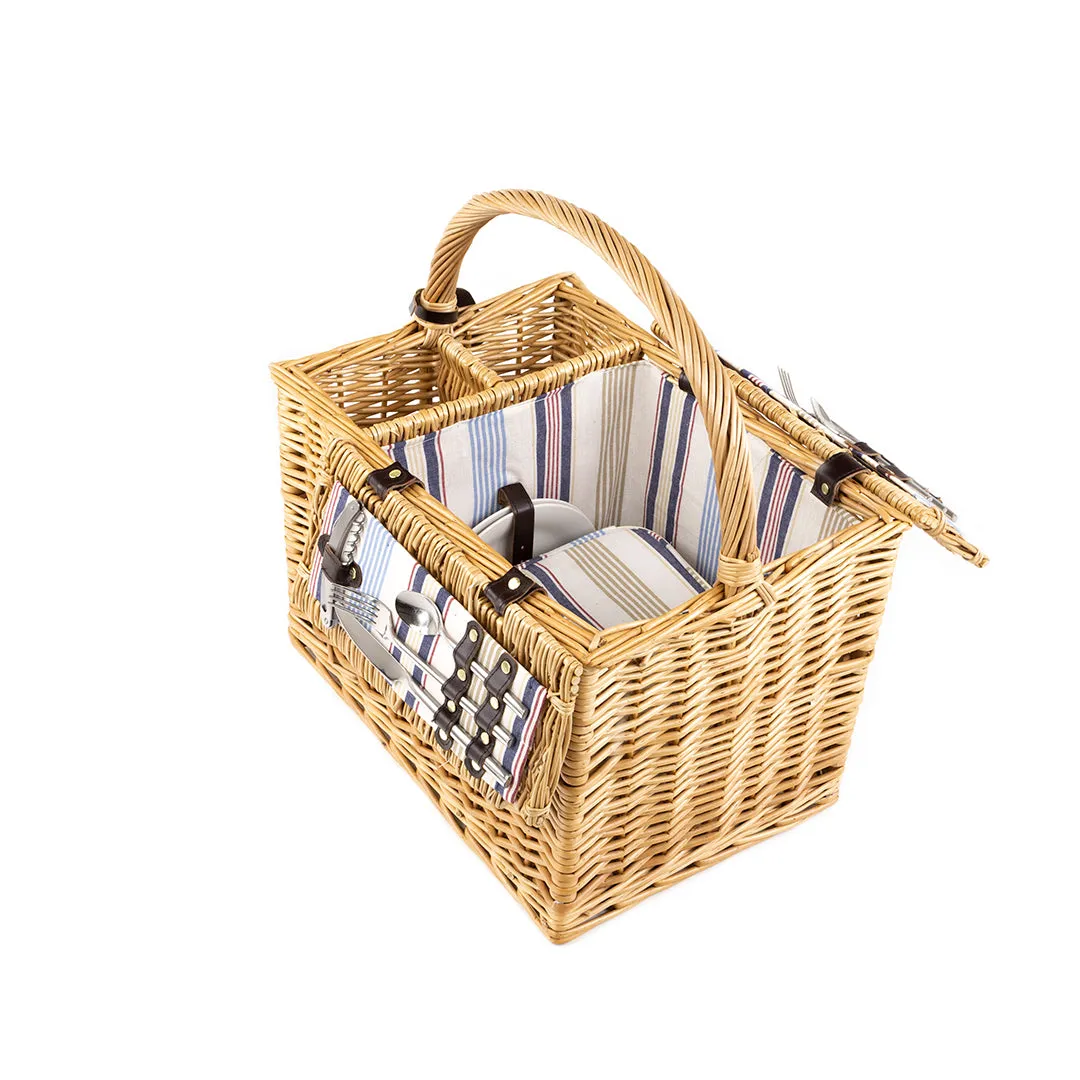 Greenfield Collection Arundel Willow Picnic Hamper for Two People