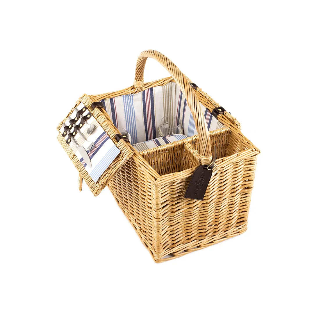 Greenfield Collection Arundel Willow Picnic Hamper for Two People