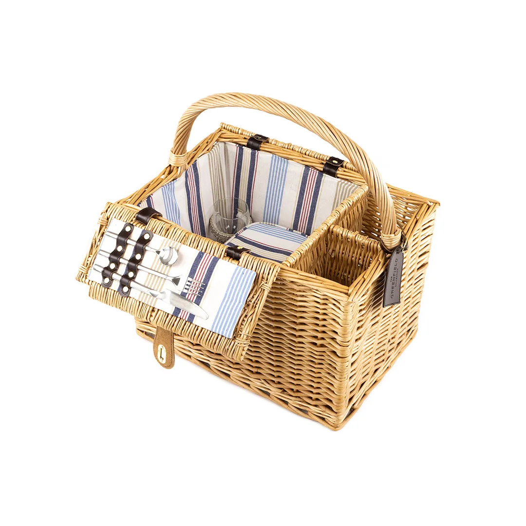 Greenfield Collection Arundel Willow Picnic Hamper for Two People