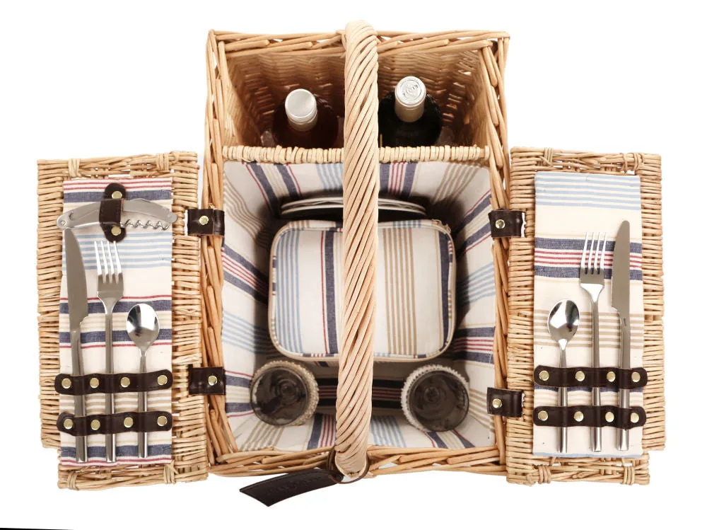 Greenfield Collection Arundel Willow Picnic Hamper for Two People