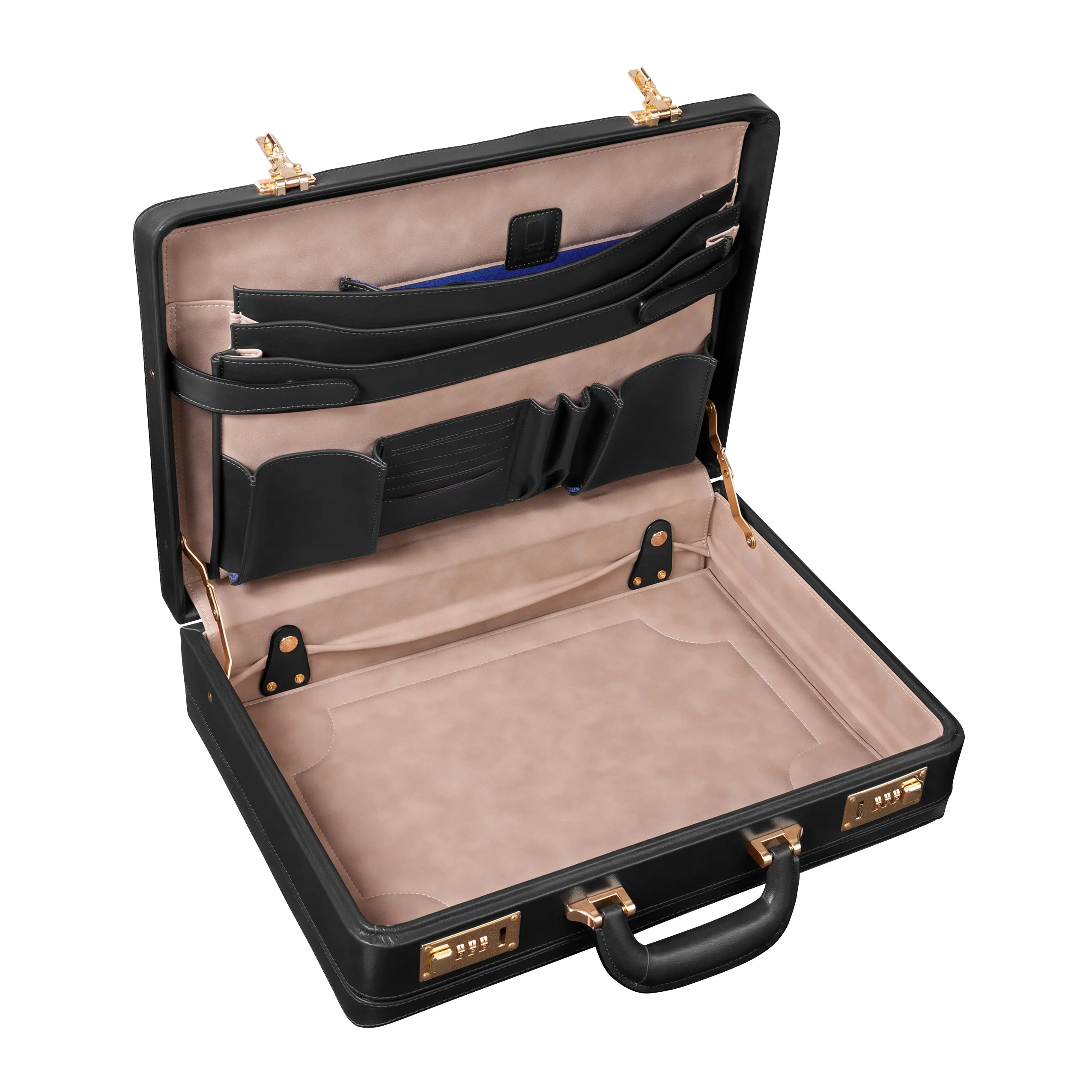 HARPER | 5” Leather Expandable Attaché Briefcase