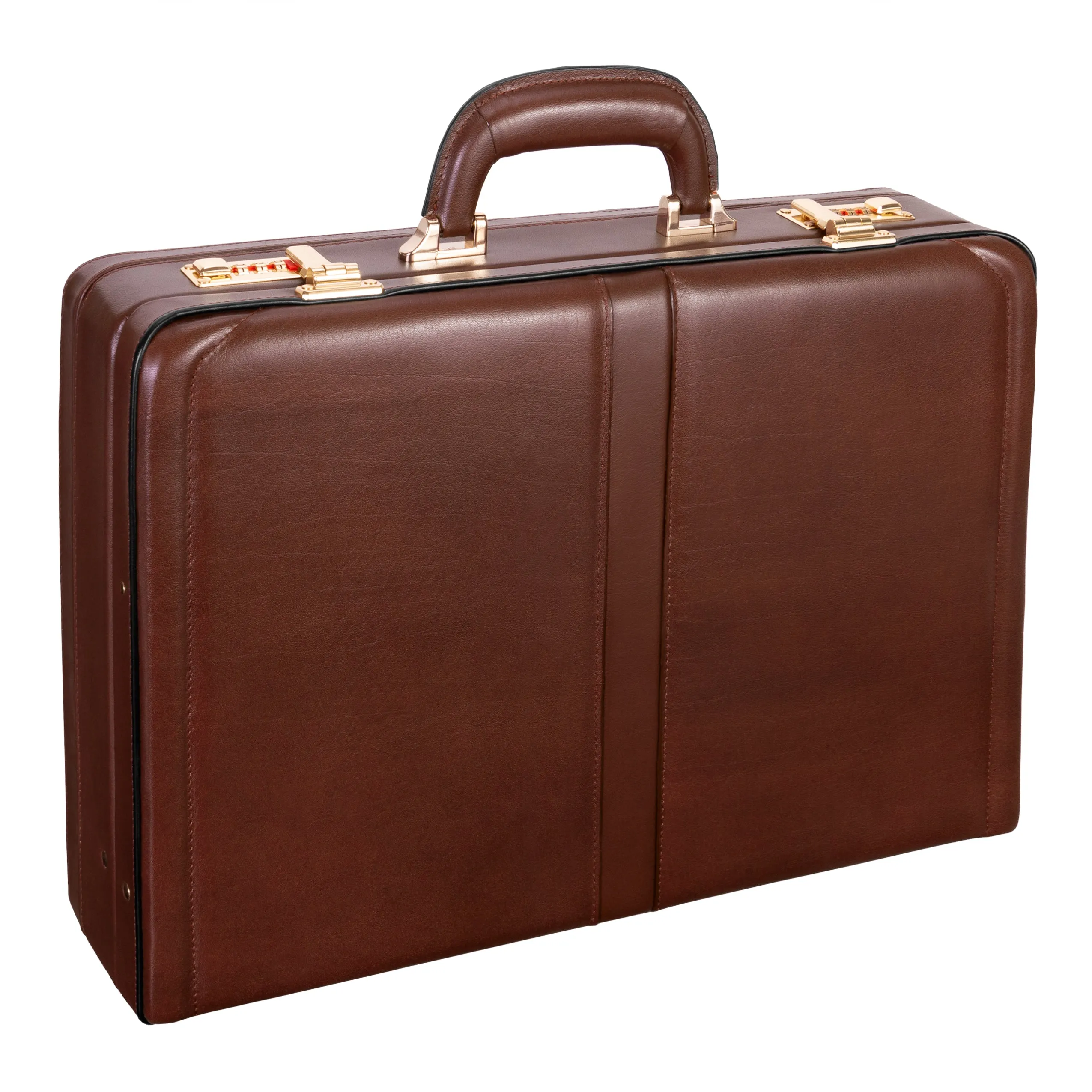 HARPER | 5” Leather Expandable Attaché Briefcase