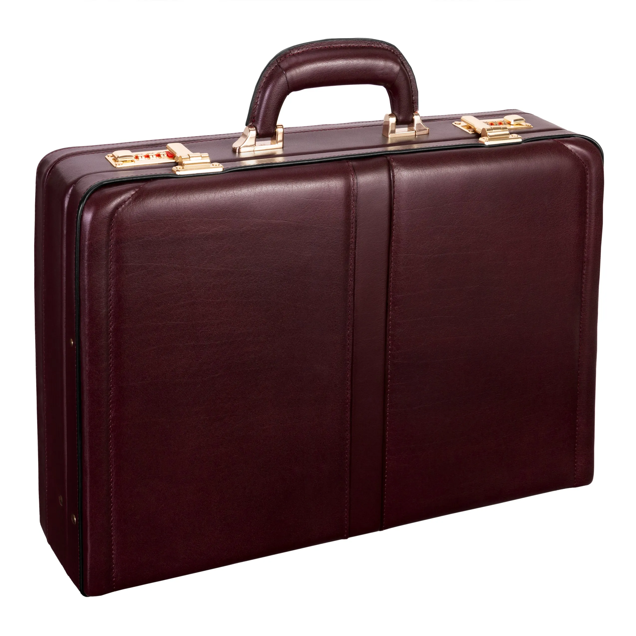 HARPER | 5” Leather Expandable Attaché Briefcase