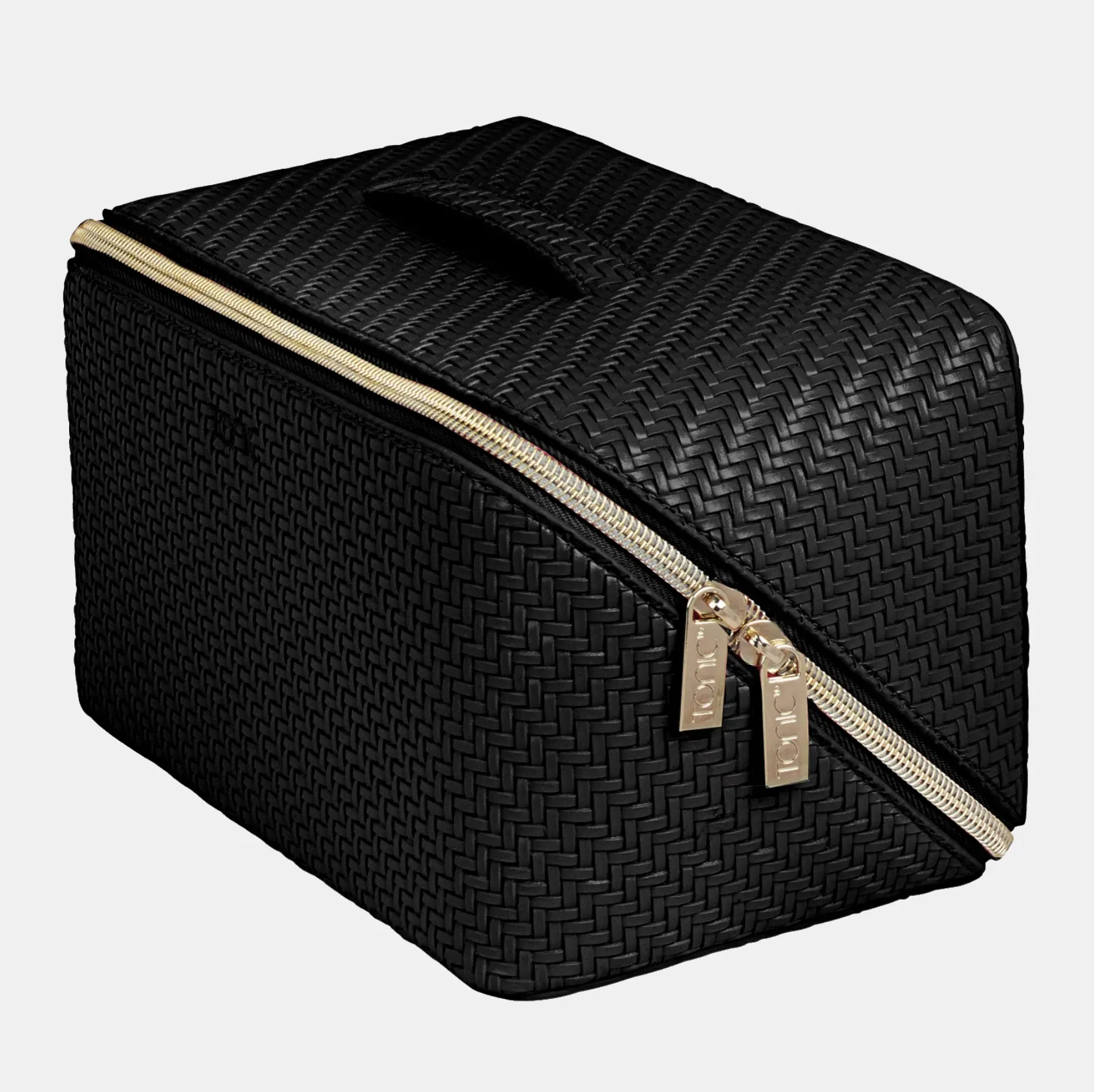 Herringbone Large Beauty Bag, Licorice